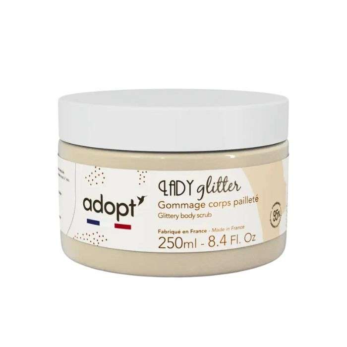 adopt-lady-glitter-exfoliant-corps-250-ml.jpg ADOPT LADY GLITTER EXFOLIANT CORPS 250 ML – Image 1