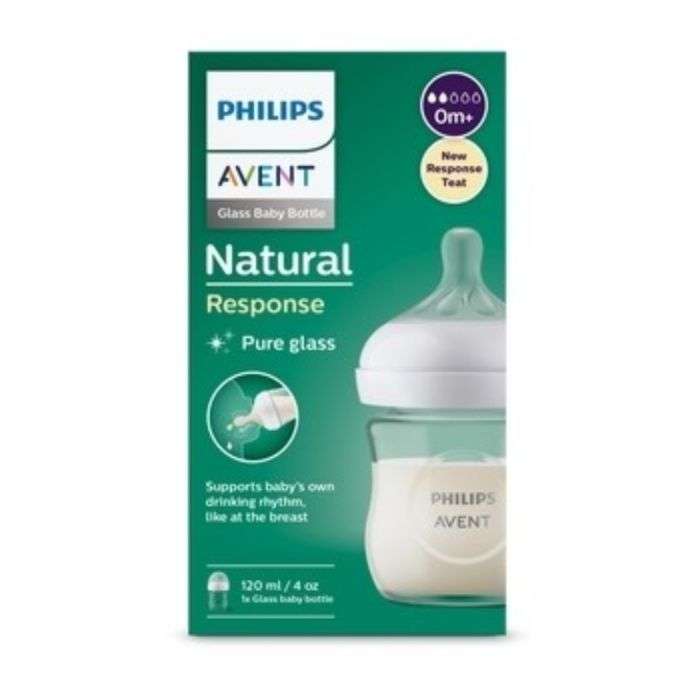 avent-biberon-natural-response-en-verre-120-ml-0-mois-4-oz.jpg AVENT BIBERON NATURAL RESPONSE EN VERRE 120 ML 0 MOIS+ 4 OZ – Image 1