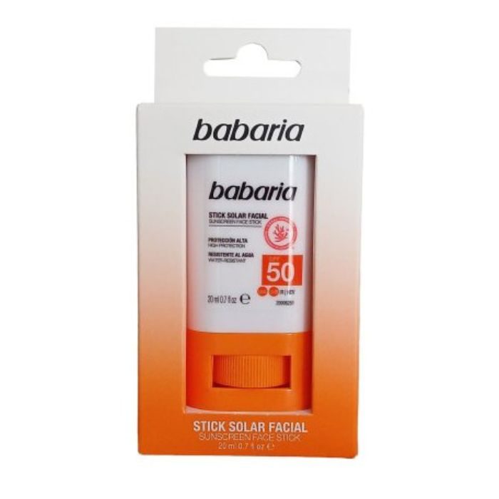 babaria-babaria-stick-solaire-visage-spf50-20ml-cremes.jpg BABARIA STICK SOLAIRE VISAGE SPF50 20ML – Image 1