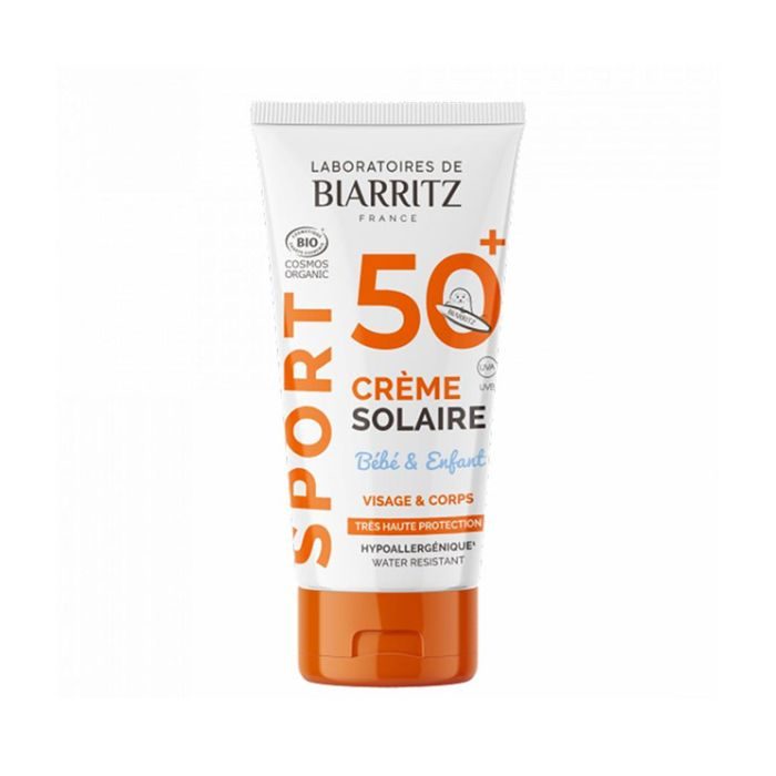 biarritz-sport-creme-solaire-spf50-bebe-et-enfant-50ml.jpg BIARRITZ SPORT CREME SOLAIRE SPF50+ BEBE ET ENFANT 50ML – Image 1