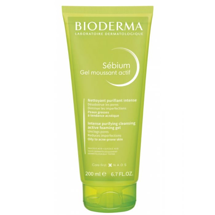 bioderma-sebium-gel-moussant-actif-200-ml.jpg BIODERMA SEBIUM GEL MOUSSANT ACTIF 200 ML – Image 1