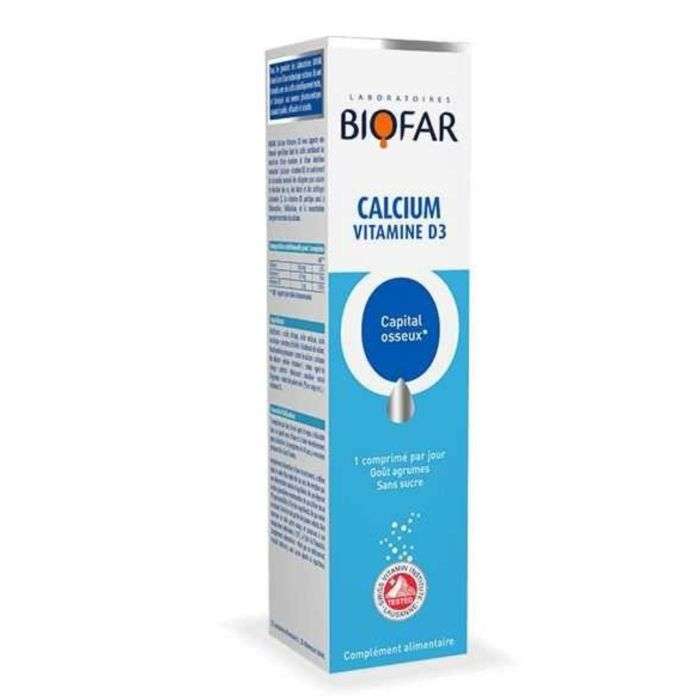biofar-calcium-vitamine-d3-20-capsules.jpg BIOFAR CALCIUM VITAMINE D3 -20 CAPSULES – Image 1