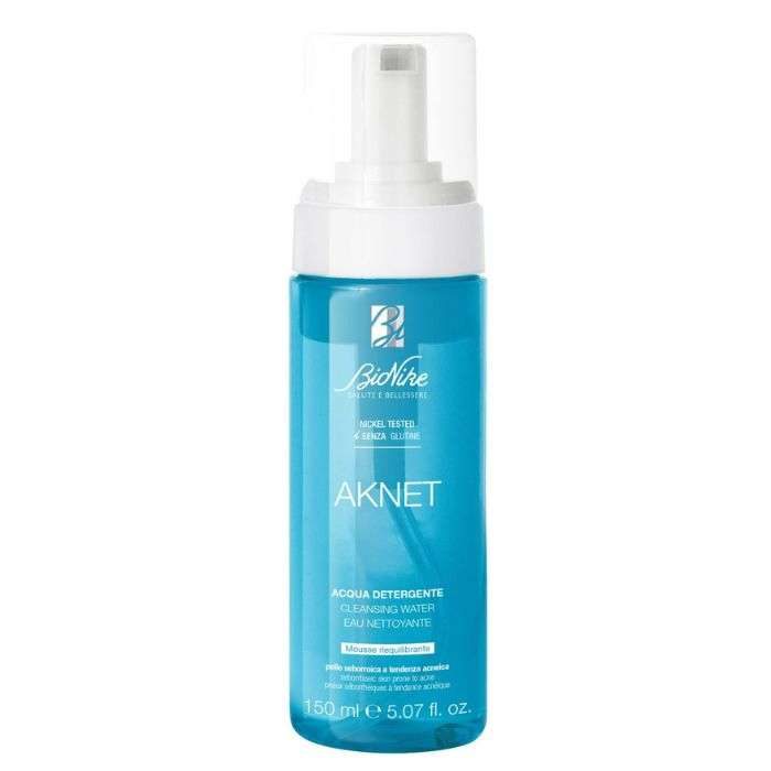 bionike-aknet-eau-nettoyant-mousse-riequilibrante-150-ml.jpg BIONIKE AKNET EAU NETTOYANT MOUSSE RIEQUILIBRANTE 150 ML – Image 1