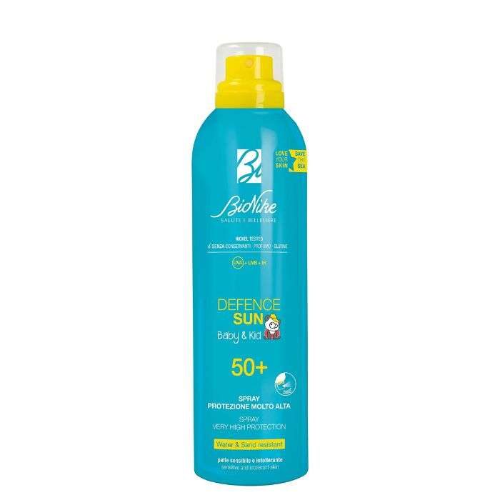bionike-defence-sun-spf-50-enfants-et-bebe-spray-200ml.jpg BIONIKE DEFENCE SUN SPF 50+ ENFANTS ET BEBE SPRAY 200ML – Image 1