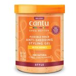 CANTU BEURRE DE KARITE TENUE FLEXIBLE GEL COIFFANT ANTI MORT 524G