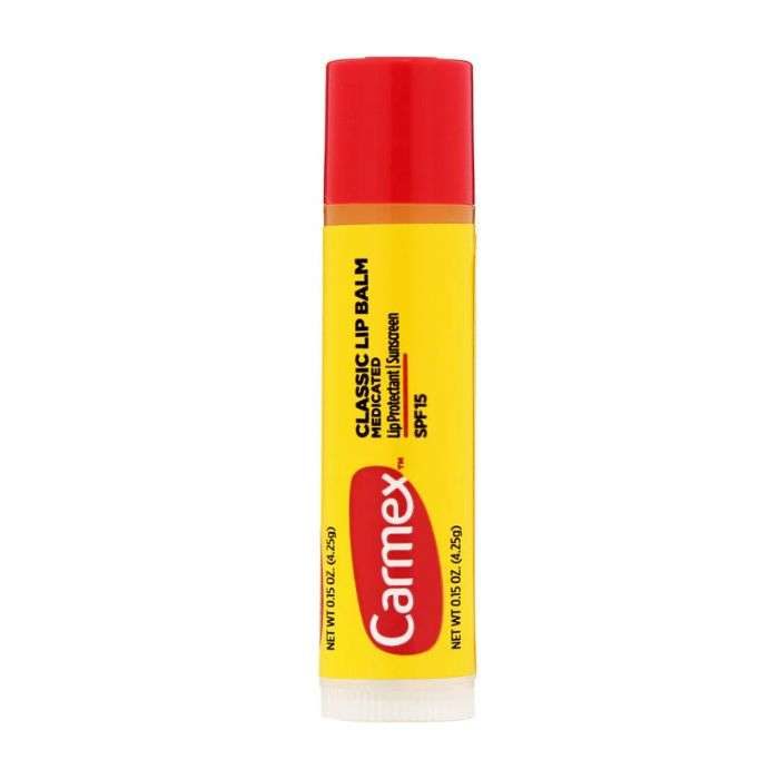 carmex-baume-a-levres-stick-classique-spf15-425g.jpg CARMEX BAUME A LEVRES STICK CLASSIQUE SPF15 4.25G – Image 1
