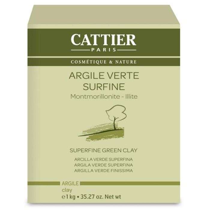 cattier-cattier-argile-verte-surfine-1-kg-masques-visage.jpg CATTIER ARGILE VERTE SURFINE 1 KG – Image 1