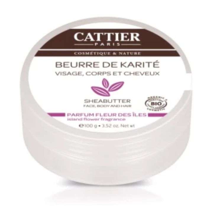 cattier-cattier-beurre-de-karite-parfum-fleur-des-iles-100g-masque-creme-et-soins.jpg CATTIER BEURRE DE KARITE PARFUM FLEUR DES ILES 100G – Image 1