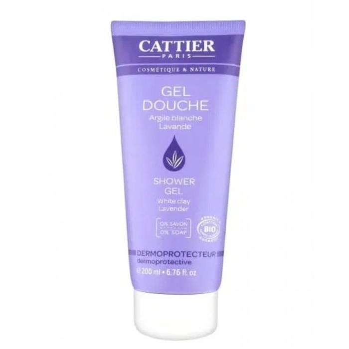 cattier-cattier-gel-douche-argile-blanche-lavande-200-ml-gels-et-huiles-lavants.jpg CATTIER GEL DOUCHE ARGILE BLANCHE LAVANDE 200 ML – Image 1