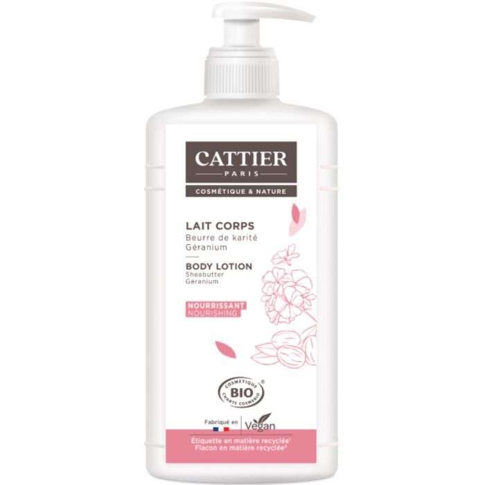 cattier-cattier-lait-corps-beurre-de-karite-geranium-500ml-hydratation-corps.jpg CATTIER LAIT CORPS BEURRE DE KARITE GERANIUM 500ML – Image 1