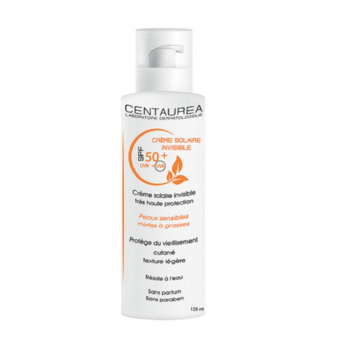 centaurea-centaurea-creme-solaire-invisible-spf-50-125-ml-cremes.jpg CENTAUREA CREME SOLAIRE INVISIBLE SPF 50+ 125 ML – Image 1