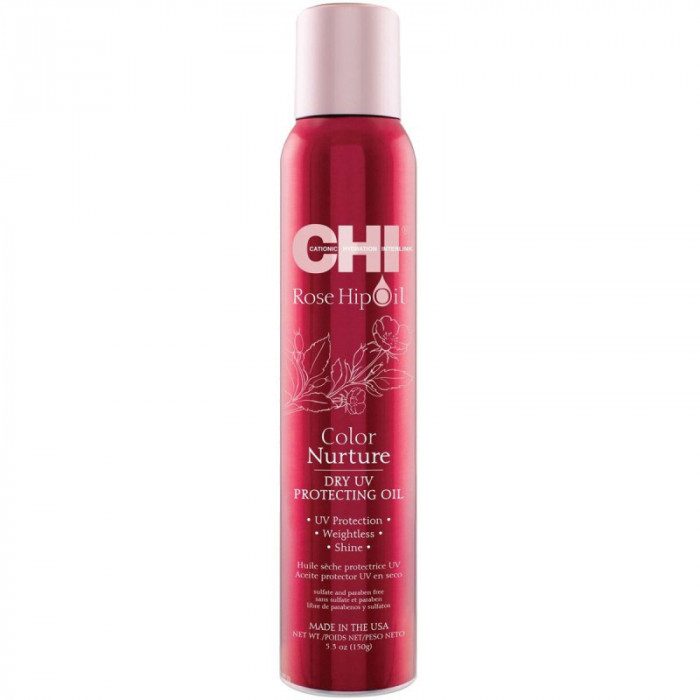 chi-rose-hip-oil-huile-seche-protectrice-150-ml.jpg CHI ROSE HIP OIL HUILE SECHE PROTECTRICE 150 ML – Image 1