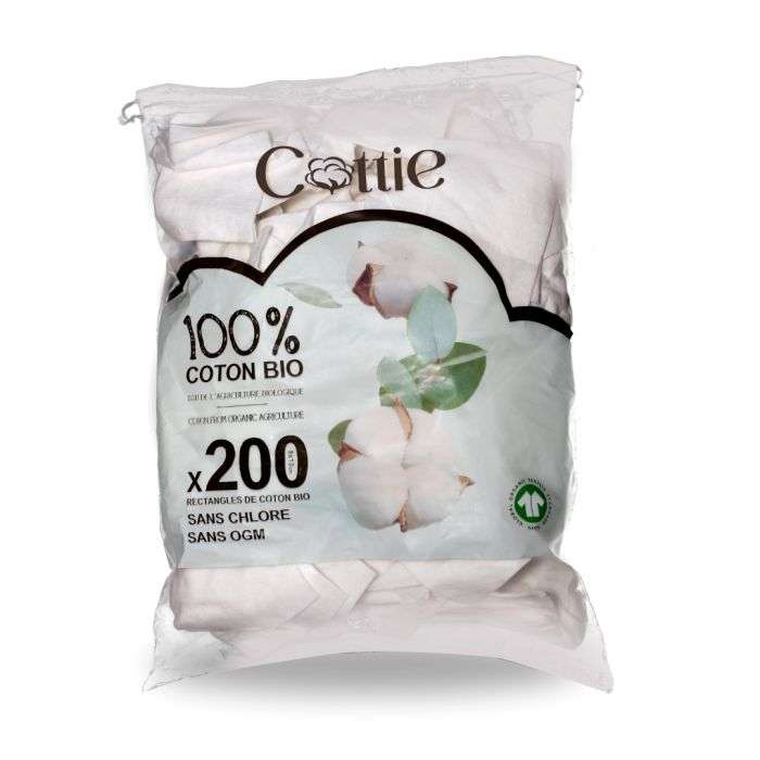 cottie-cottie-200-rectangles-de-coton-100-bio-accessoires.jpg COTTIE 200 RECTANGLES DE COTON 100% BIO – Image 1