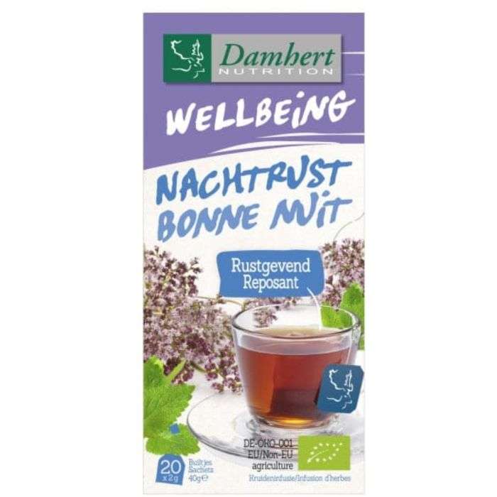 damhert-wellbeing-bonne-nuit-20-sachets.jpg DAMHERT WELLBEING BONNE NUIT 20 SACHETS – Image 1