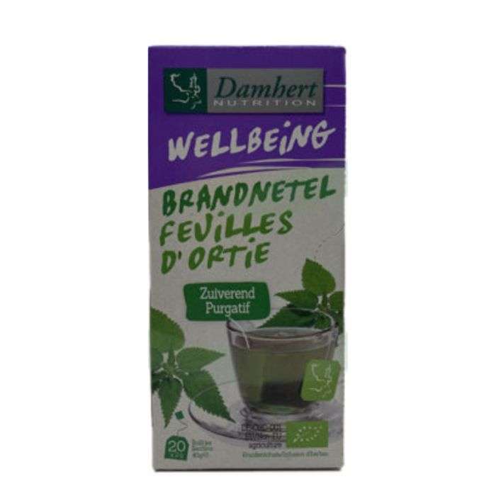 damhert-wellbeing-feuilles-d-ortie-20-sachets.jpg DAMHERT WELLBEING FEUILLES D'ORTIE 20 SACHETS – Image 1