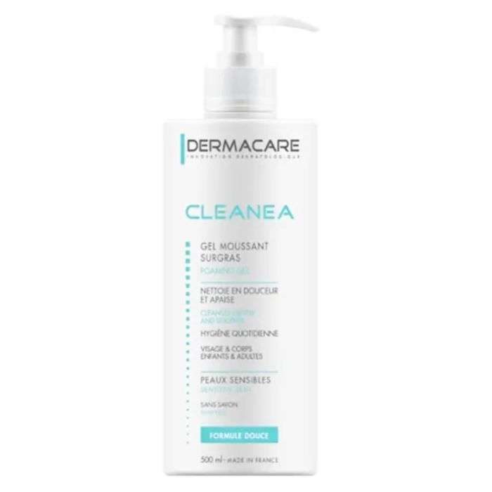 dermacare-dermacare-cleanea-gel-moussant-surgras-500ml-accueil.jpg DERMACARE CLEANEA GEL MOUSSANT SURGRAS 500ml – Image 1