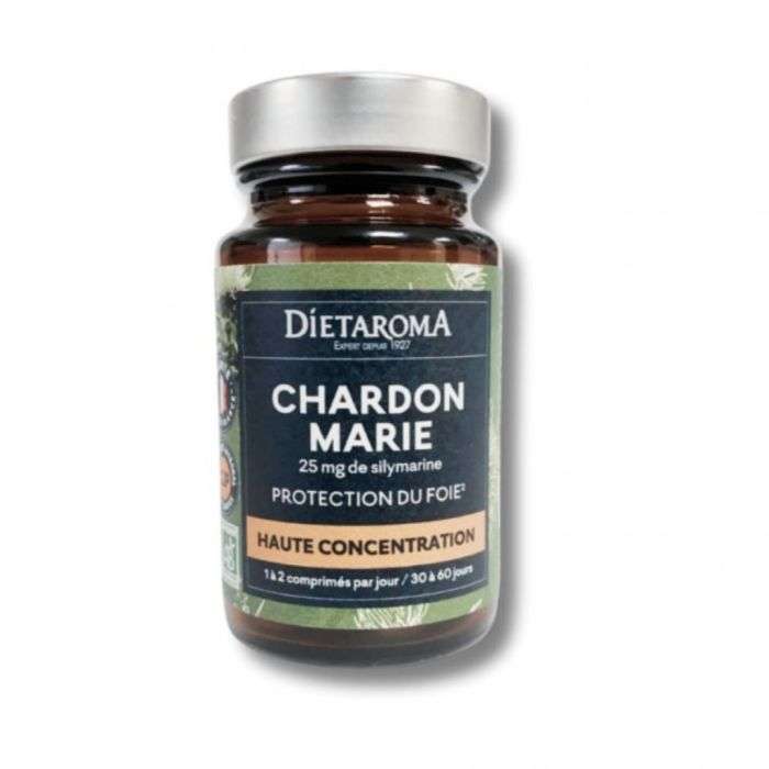 dietaroma-dietaroma-chardon-marie-25-mg-de-silymarine-60-comprimes-vitamine-et-forme.jpg DIETAROMA CHARDON MARIE 25 MG DE SILYMARINE 60 COMPRIMES – Image 1