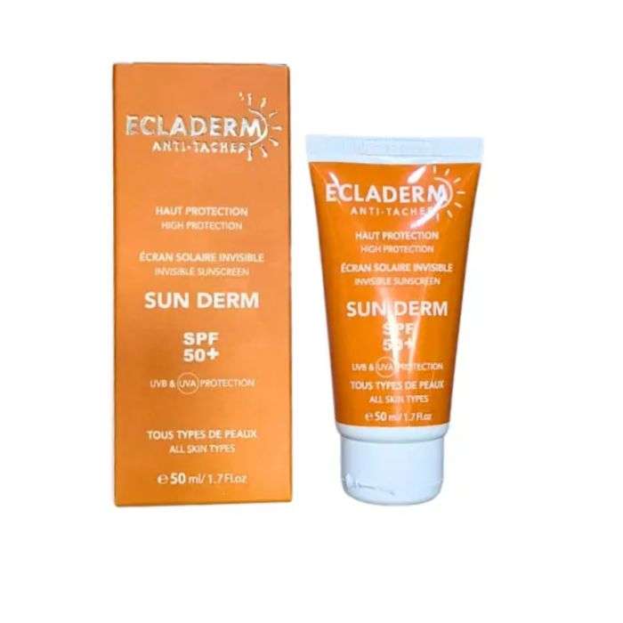 ecladerm-ecladerm-sun-derm-ecran-solaire-invisible-spf-50-tous-types-de-peaux-50-ml-cremes.jpg ECLADERM SUN DERM ECRAN SOLAIRE INVISIBLE SPF 50+ TOUS TYPES DE PEAUX 50 ML – Image 1