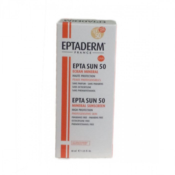 eptaderm-eptaderm-epta-sun-spf-50-ecran-mineral-cremes.jpg EPTADERM EPTA SUN SPF 50 ECRAN MINERAL – Image 1