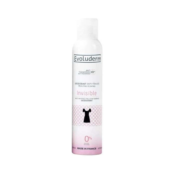evoluderm-deodorant-anti-transpirant-48h-invisible-200ml.jpg EVOLUDERM DEODORANT ANTI TRANSPIRANT 48H INVISIBLE 200ML – Image 1