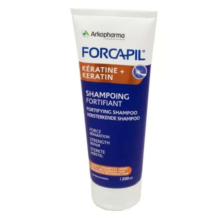 forcapil-shampoing-fortifiant-keratine-provitamine-b5-200-ml.jpg FORCAPIL SHAMPOING FORTIFIANT KERATINE + PROVITAMINE B5 200 ML – Image 1