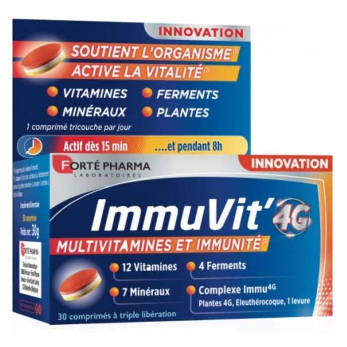forte-pharma-forte-pharma-immuvit-4g-30-comprimes-vitamines-et-formes.jpg FORTE PHARMA IMMUVIT 4G 30 COMPRIMES – Image 1