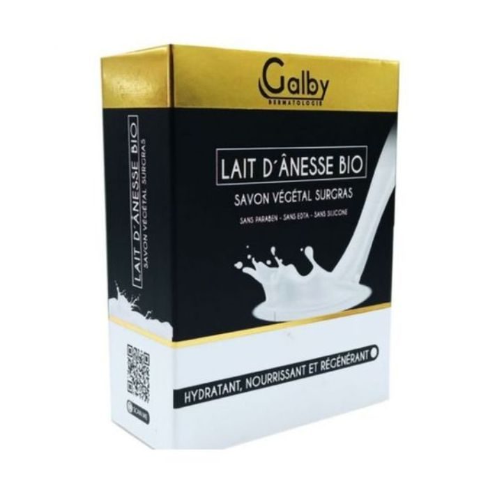 galby-savon-vegetal-lait-d-anesse-bio-100g.jpg GALBY SAVON VEGETAL LAIT D'ANESSE BIO 100G – Image 1