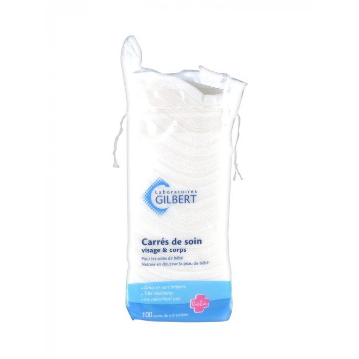 gilbert-gilbert-carres-de-soin-sachet-de-100-accessoires.jpg GILBERT CARRES DE SOIN SACHET DE 100 – Image 1