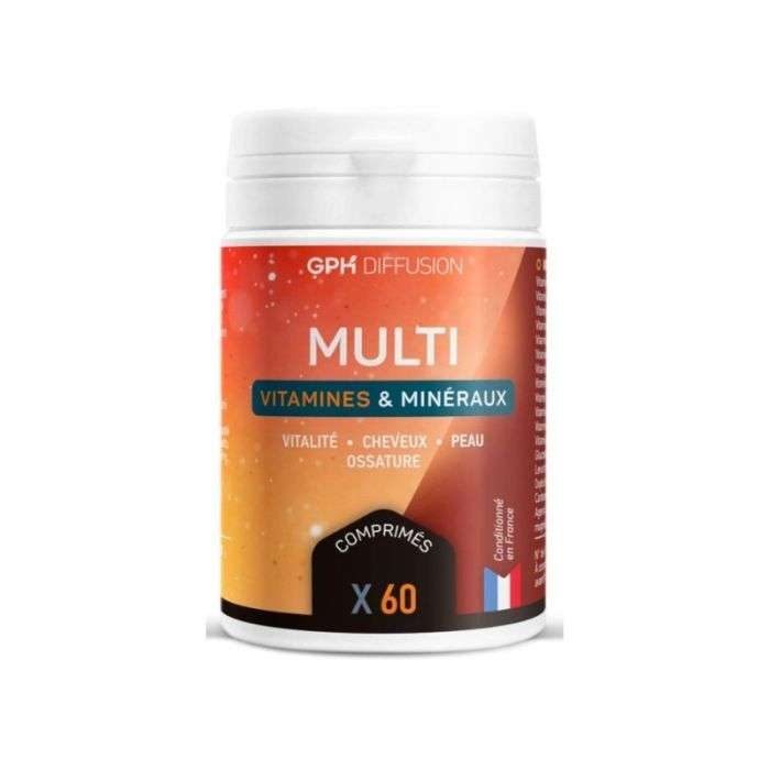 gph-diffusion-gph-multivitamines-et-mineraux-60-comprimes-vitamines-et-formes.jpg GPH MULTIVITAMINES ET MINERAUX 60 COMPRIMES – Image 1