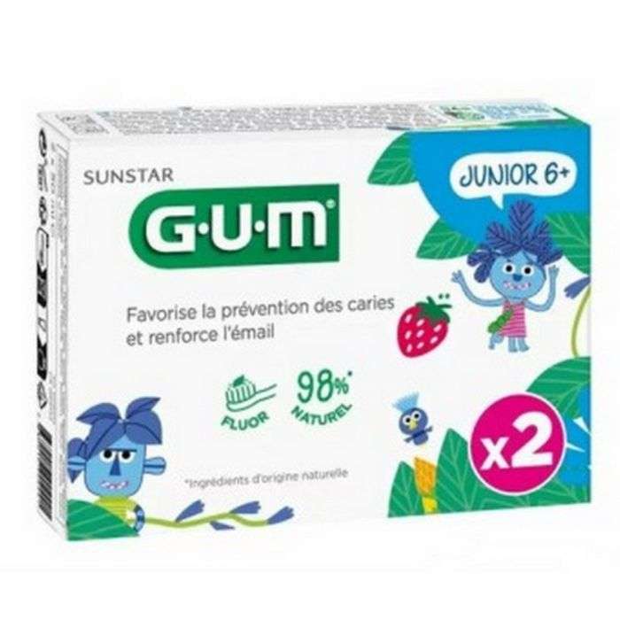 gum-gum-junior-6-pack-2-dentifrices-promotions-diverses.jpg GUM JUNIOR 6+ PACK 2 DENTIFRICES – Image 1