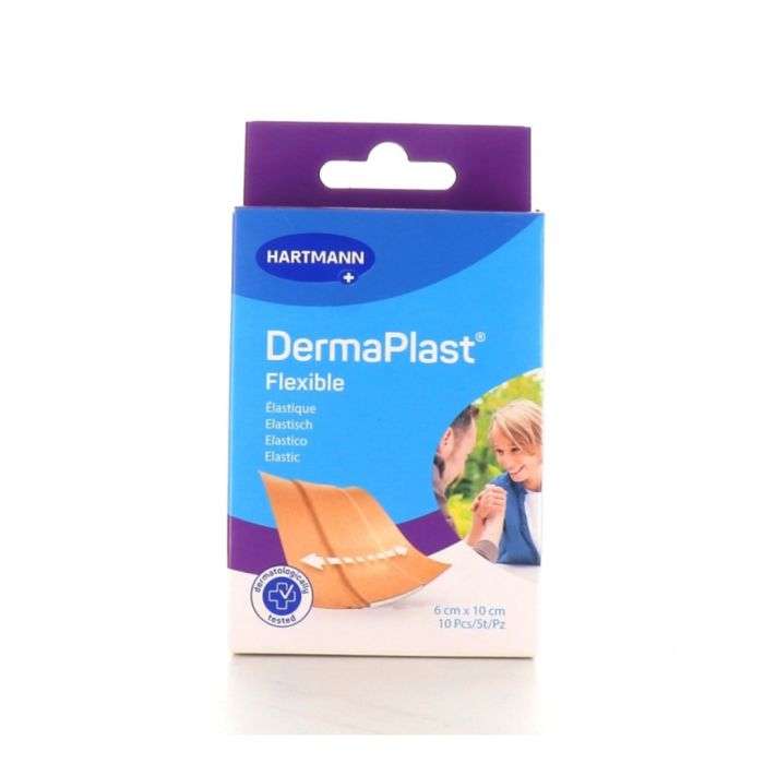 hartmann-hartmann-dermaplast-flexible-10-unites-pansements-bandages-et-compresses.jpg HARTMANN DERMAPLAST FLEXIBLE 10 UNITES – Image 1
