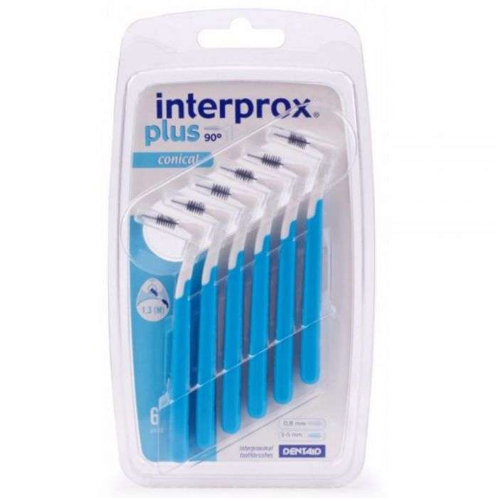 interprox-interprox-plus-2g-conical-6-unites-brossettes-interdentaires-et-accessoires.jpg INTERPROX PLUS 2G CONICAL / 6 UNITES – Image 1