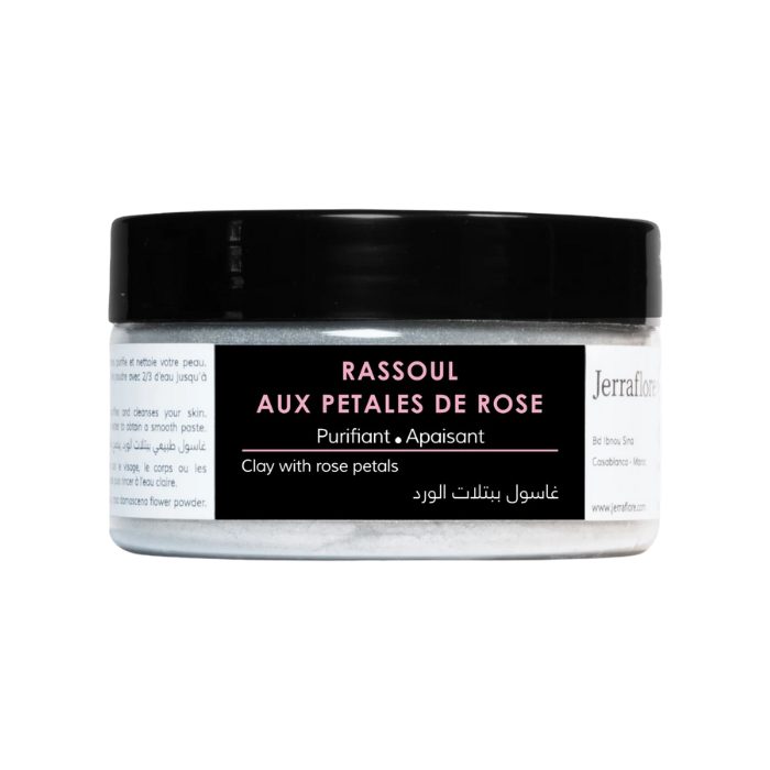 jerraflore-jerraflore-rassoul-au-petal-rose-purifiant-apaisant-120-g-produits-bio-visage-et-corps.jpg JERRAFLORE RASSOUL AU PETAL ROSE PURIFIANT APAISANT 120 G – Image 1