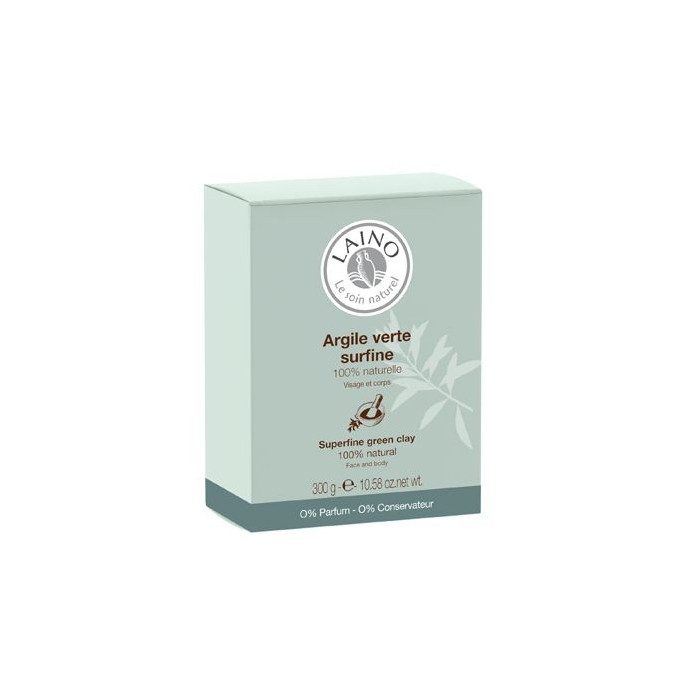 laino-laino-argile-verte-surfine-300-g-masques-visage.jpg LAINO ARGILE VERTE SURFINE 300 G – Image 1