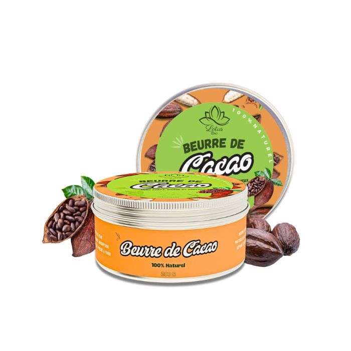 lotus-bio-beurre-de-cacao-200g.jpg LOTUS BIO BEURRE DE CACAO 200g – Image 1
