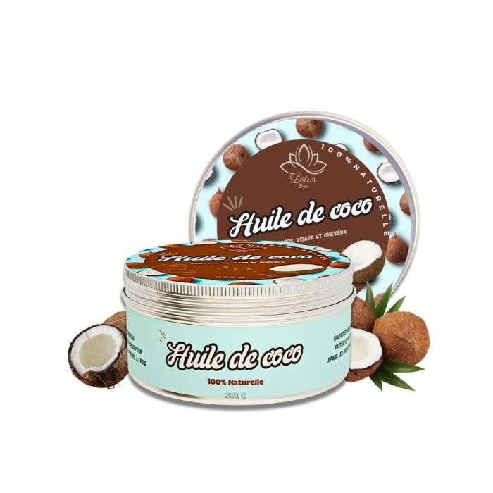 lotus-bio-lotus-bio-huile-de-coco-200-g-cheveux.jpg LOTUS BIO HUILE DE COCO 200 G – Image 1