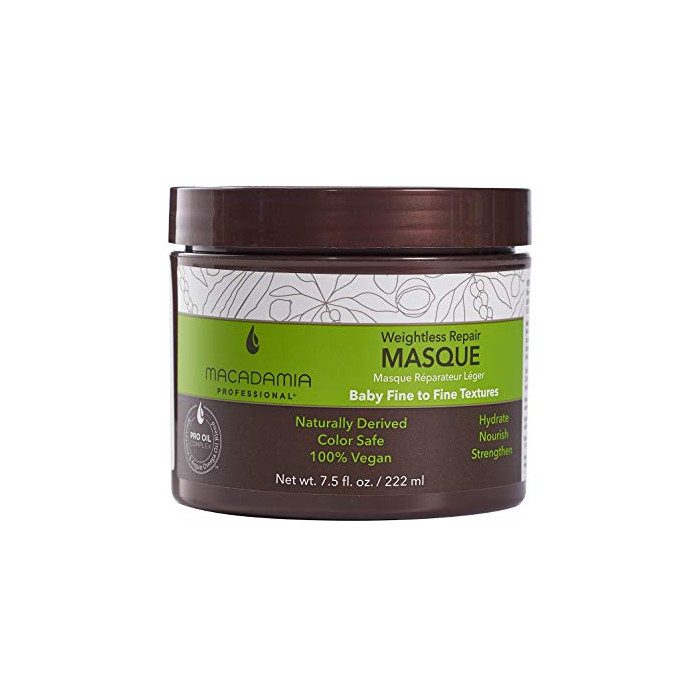 macadamia-masque-hydratant-leger-weightless-repair-222-ml.jpg MACADAMIA MASQUE HYDRATANT LEGER WEIGHTLESS REPAIR 222 ML – Image 1