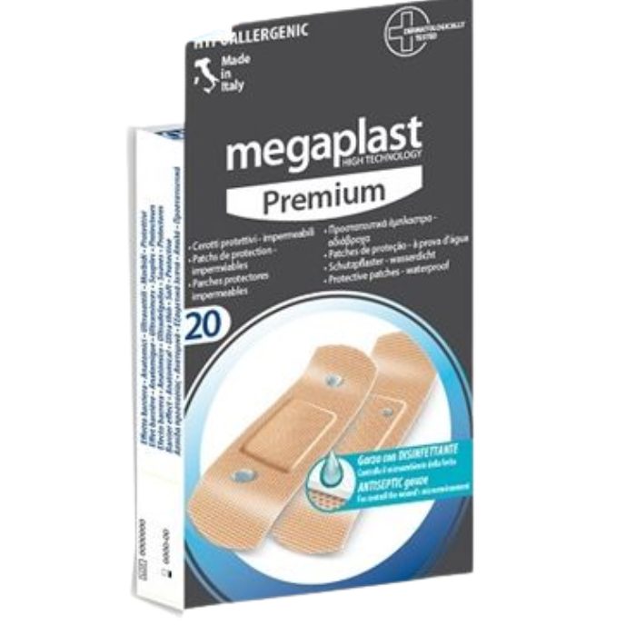 megaplast-megaplast-premium-pansement-7x2cm-boite-de-20-pansements-bandages-et-compresses.jpg MEGAPLAST PREMIUM PANSEMENT 7X2CM BOITE DE 20 – Image 1