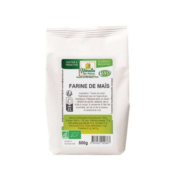 moulin-des-moines-farine-de-mais-500g.jpg MOULIN DES MOINES FARINE DE MAIS 500G – Image 1