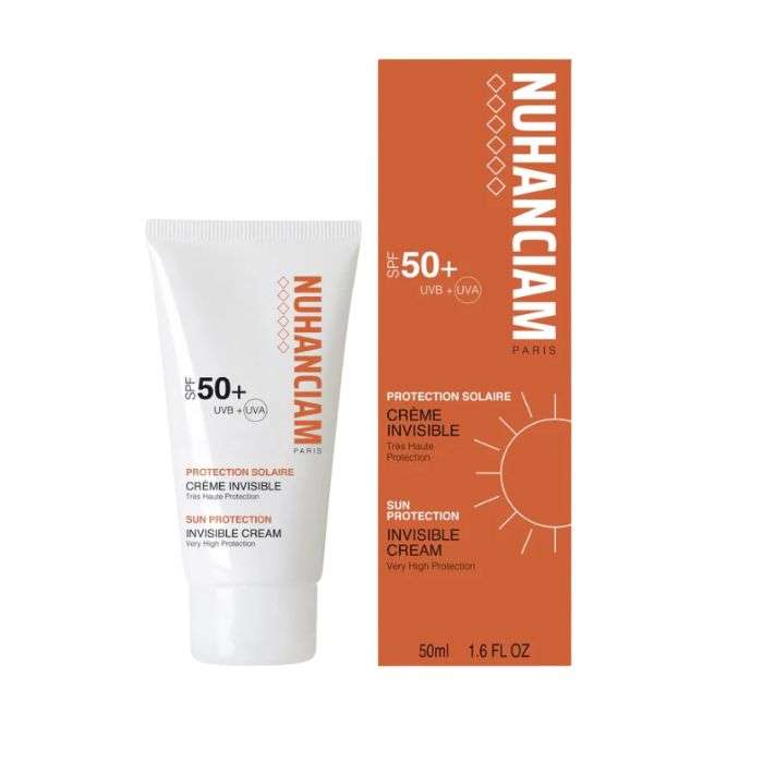 nuhanciam-creme-solaire-invisible-spf-50-50ml.jpg NUHANCIAM CREME SOLAIRE INVISIBLE SPF 50+ 50ML – Image 1