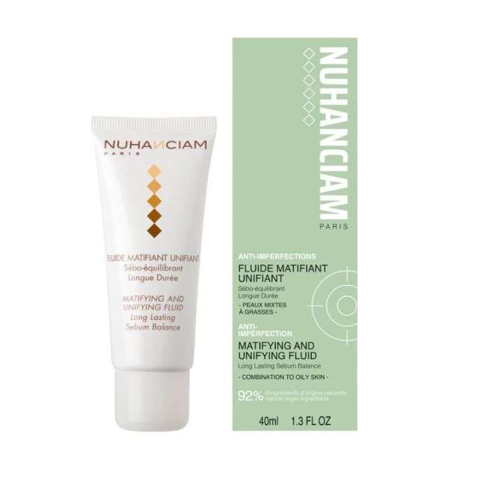 nuhanciam-fluide-matifiant-unifiant-40ml.jpg NUHANCIAM FLUIDE MATIFIANT UNIFIANT 40ML – Image 1