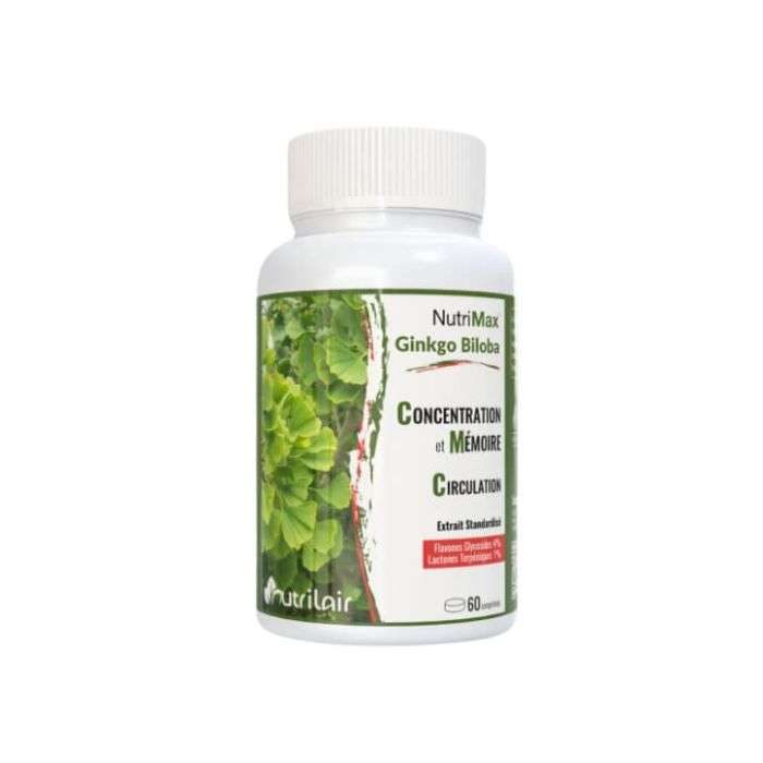 nutrimax-nutrimax-ginkgo-biloba-60-comprimes-memoire-et-concentration.jpg NUTRIMAX GINKGO BILOBA 60 COMPRIMES – Image 1