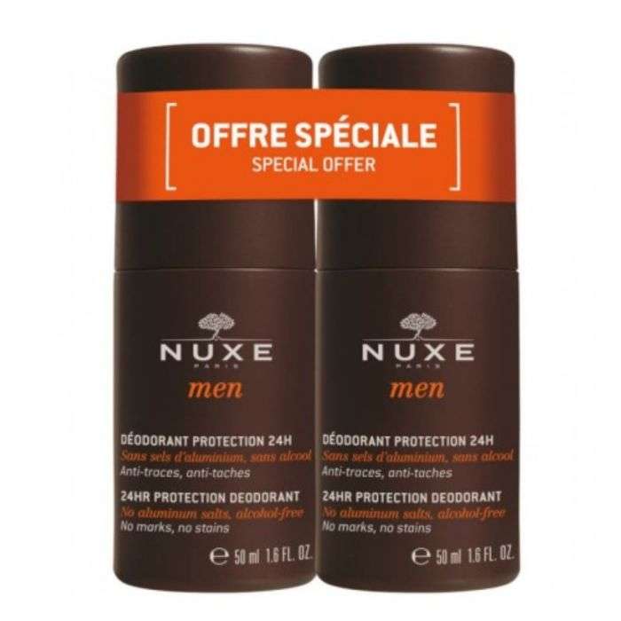 nuxe-nuxe-men-offre-2-deodorant-protection-24h-50ml-visage-et-corps.jpg NUXE MEN OFFRE 2 DEODORANT PROTECTION 24H 50ML – Image 1