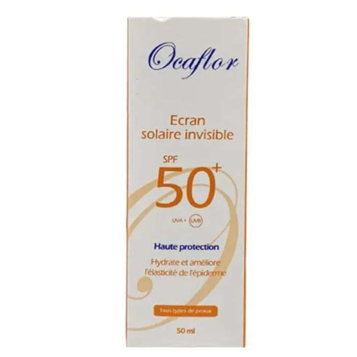 ocaflor-ocaflor-ecran-solaire-invisible-spf-50-50ml-cremes.jpg OCAFLOR ECRAN SOLAIRE INVISIBLE SPF 50- 50ml – Image 1