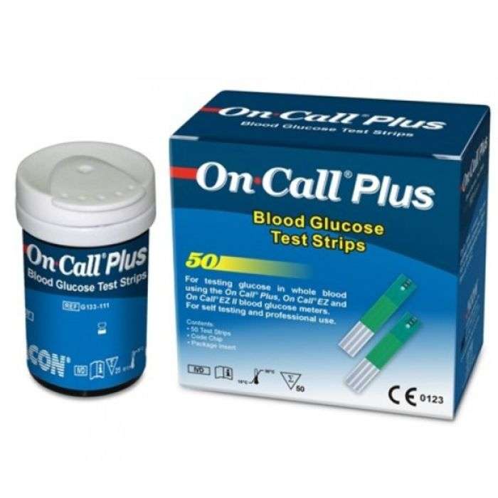 oncall-on-call-plus-bandelette-pack-de-50-glycemie.jpg ON CALL PLUS BANDELETTE PACK DE 50 – Image 1