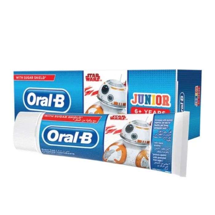 oral-b-oral-b-dentifrice-junior-6-ans-dentifrices-enfants.jpg ORAL B DENTIFRICE JUNIOR 6 ANS + – Image 1