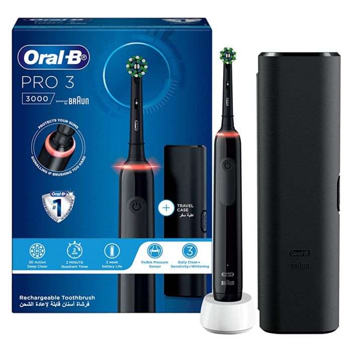 oral-b-pro-3-3000-kite-de-voyage.jpg ORAL B PRO 3-3000 + KITE DE VOYAGE – Image 1