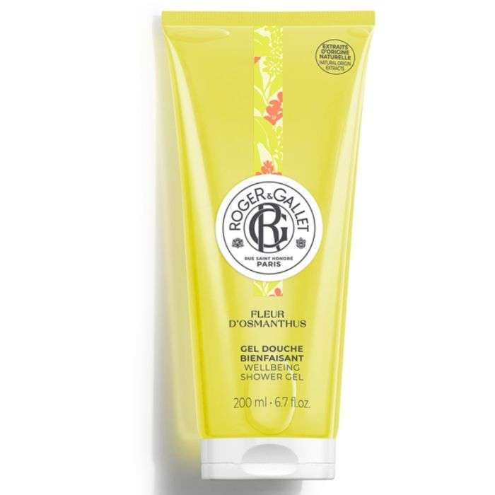 roger-et-gallet-roger-et-gallet-gel-douche-fleur-dosmanthus-eau-parfumee-bienfaisante-200ml-gels-et-huiles-lavants.jpg ROGER ET GALLET GEL DOUCHE FLEUR D'OSMANTHUS Eau Parfumée Bienfaisante 200ml – Image 1