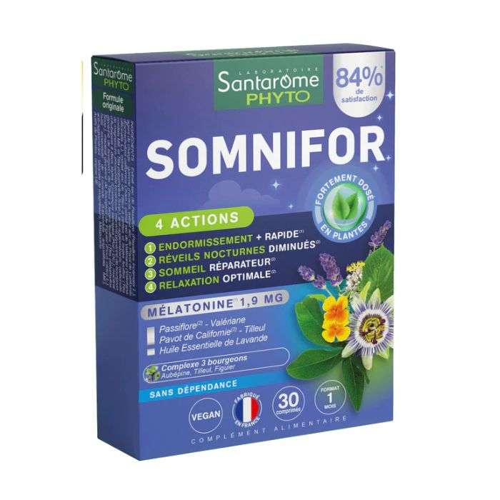 santarome-phyto-somnifor-30-comprimes.jpg SANTAROME PHYTO SOMNIFOR 30 COMPRIMES – Image 1