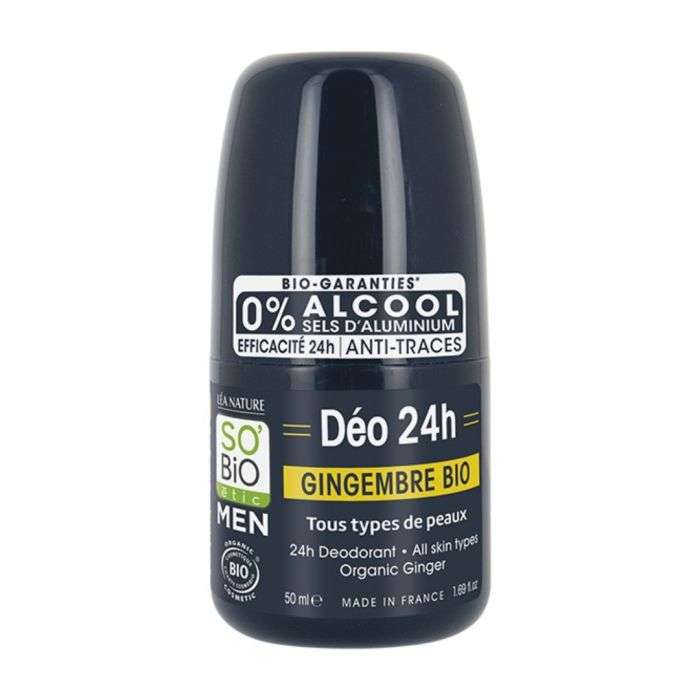 so-bio-homme-deodorant-24h-gingembre-bio-50-ml.jpg SO BIO HOMME DEODORANT 24H GINGEMBRE BIO 50 ML – Image 1